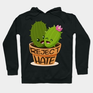 'Reject Hate' Social Inclusion Shirt Hoodie